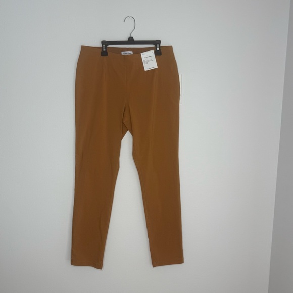 Calvin Klein Tan Trousers - Picture 1 of 3